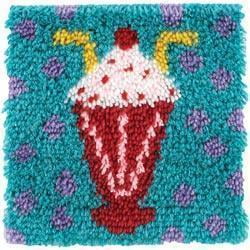 Spinrite Wonderart Latch Hook Kit 27 by 40-Inch Dolphins